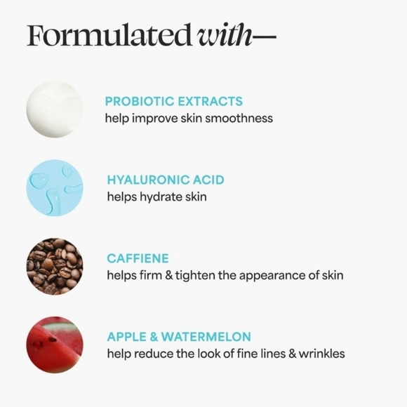 TULA Skincare Glow + Get It Cooling & Brightening Eye Balm, .35oz (10g), NIB - Picture 5 of 7